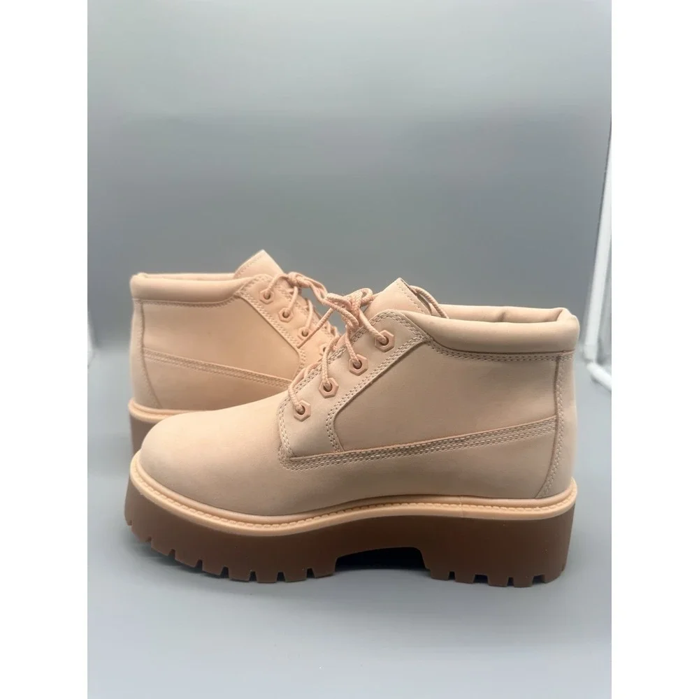 Timberland Stonestreet Platform Waterproof Chukka Pink Juniors 7 Womens 8.5-9